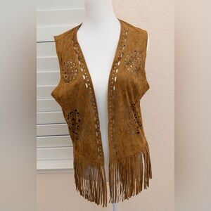 Bohemian Fringe Suede Vest